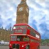London Bus And Big Ben Paint by numbers