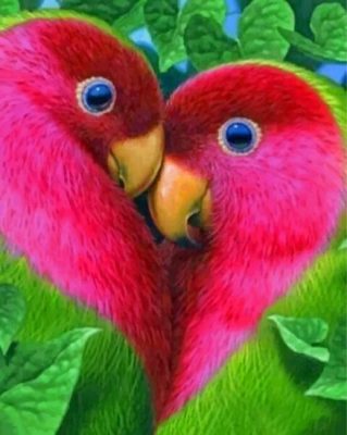 Love Birds Paint by numbers