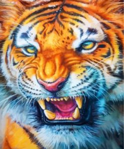 Mad Tiger Paint by numbers