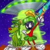 Marvin The Martian Paint by numbers
