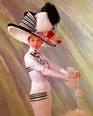 My Fair Lady Hepburn Paint by numbers