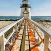 Brant Point Lighthouse Nantucket Paint by numbers
