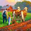 The Farm By Norman Rockwell paint by numbers