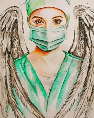 Angel Nurse Paint by numbers