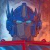 Optimus Prime Transformers Paint by numbers