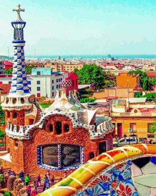 Park Guell Spain Paint by numbers