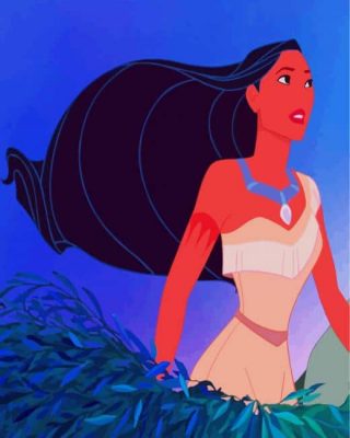Aesthetic Pocahontas Disney - Paint By Number - Paint by Numbers