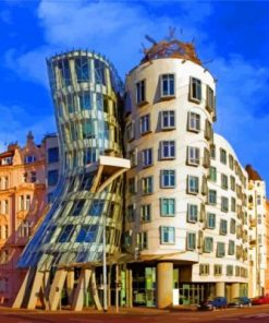 Dancing House Prague Paint by numbers