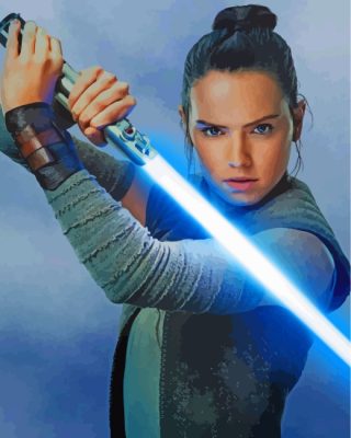 Rey Star Wars Paint by numbers