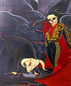 Skull Matador Paint by numbers