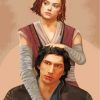 Rey And Kylo Ren Paint by numbers