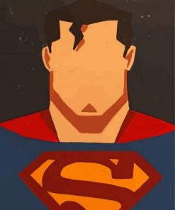 Superman Art Paint by numbers