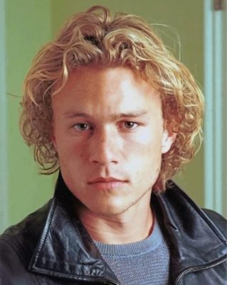 Heath Ledger paint by numbers