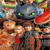 Toothless Movie Paint by numbers