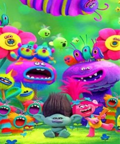 Trolls Movie Paint by numbers