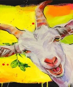 White Goat paint by numbers