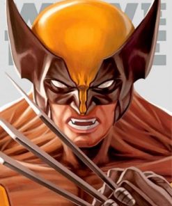 Wolverine Portrait Paint by numbers