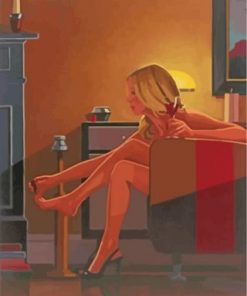 Woman By Jack Vettriano Paint by numbers