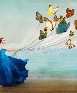 aesthetic-woman-and-butterflies-paint-by-numbers