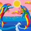 Colorful Dolphinspaint by numbers