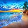tropical-island-beach-sunset-paint-by-numbers