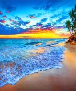 tropical-island-beach-sunset-paint-by-numbers