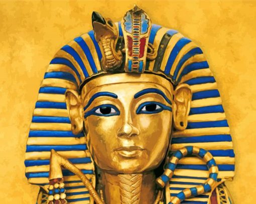 Ancient Egyptian Death Mask Art paint by numbers