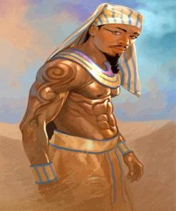 North African Egyptian King paint by numbers
