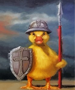 Warrior Little Duck paint by numbers