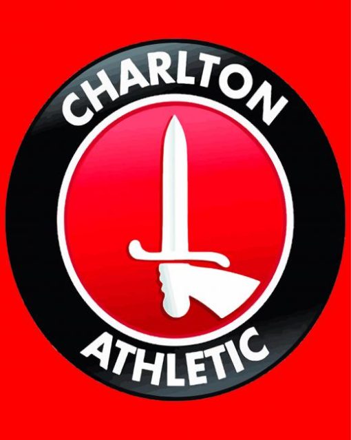 Charlton Athletic Logo paint by numbers