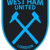 West Ham United football Club Badge panels paint by numbers
