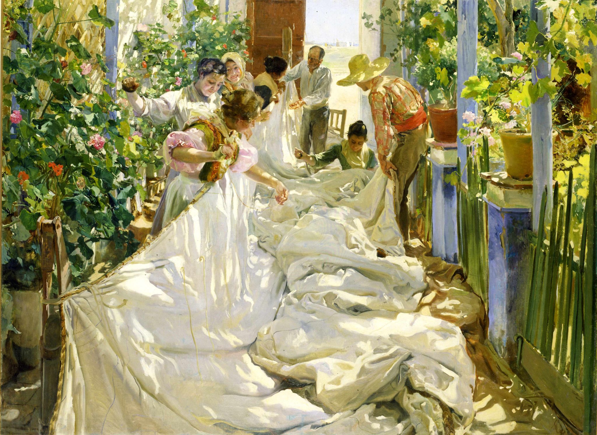 Sewing The Sail by Sorolla paint by numbers