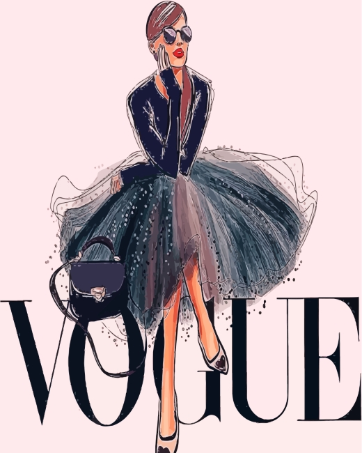 Vogue Magazine - Paint By Numbers - Paint by numbers UK