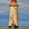 Point of Ayr Lighthouse paint by numbers