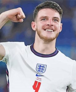 The Football Player Declan Rice paint by numbers