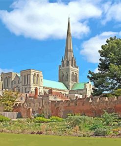 Chichester Cathedral Building paint by number