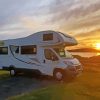 Motorhome Sunset paint by numbers