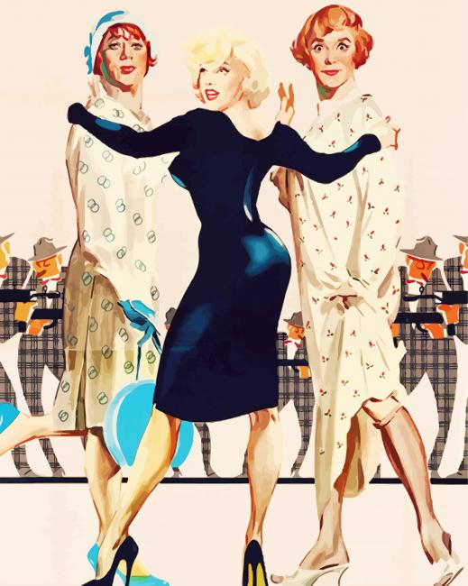 Some Like it Hot Art paint by number