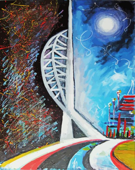 Spinnaker Tower Paint By Numbers