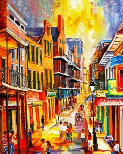 Aesthetic Bourbon Street Paint By Numbers