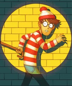 Where's Wally paint by numbers