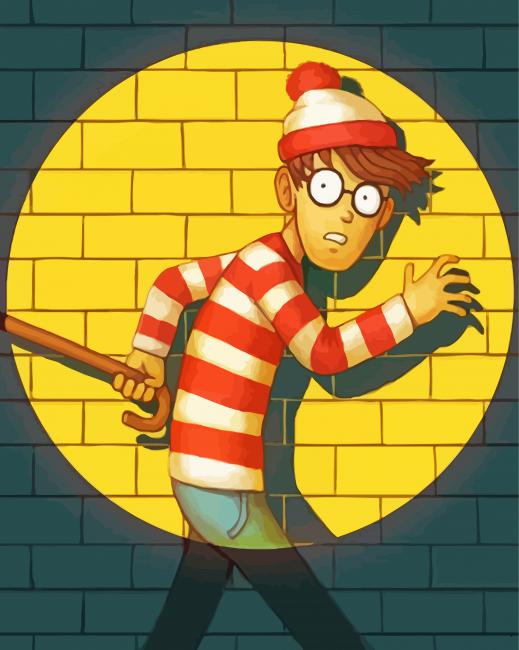 Where's Wally paint by numbers