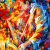 John Coltrane By Leonid Afremov paint by numbers