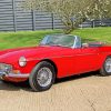 MGB Roadster Car paint by numbers