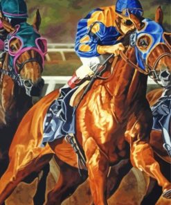 Racehorse Art paint by numbers