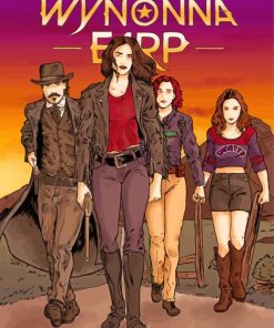 Wynonna Earp Illustration paint by numbers