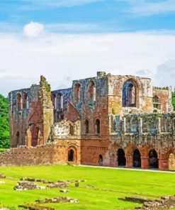 Furness Abbey Walney Island paint by numbers