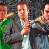 GTA Game Characters paint by numbers