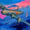 Aesthetic Handley Page Halifax paint by numbers