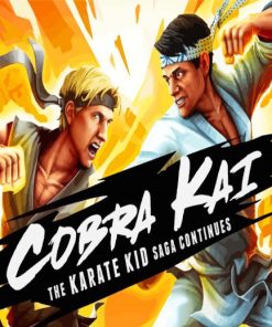 Cobra Kai The Karate Kid Saga paint by numbers